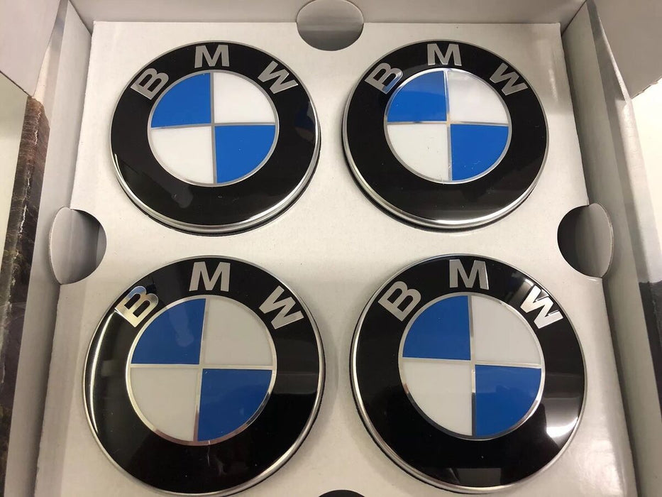 BMW Floating Alloy Wheel Hub Centre Caps - 56mm