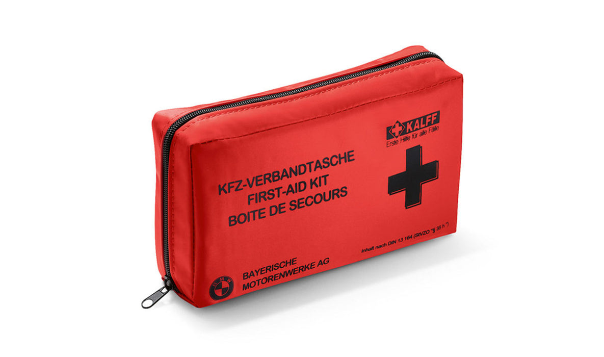 BMW 3 and 5 Series First Aid Kit Pouch - Red