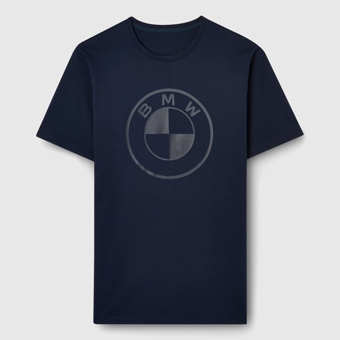 BMW T-Shirt Logo Tonal Men - Dark Blue