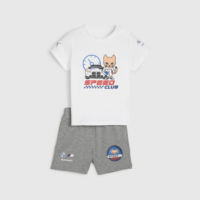 BMW M Motorsport Short Sleeve Toddler - White / Grey