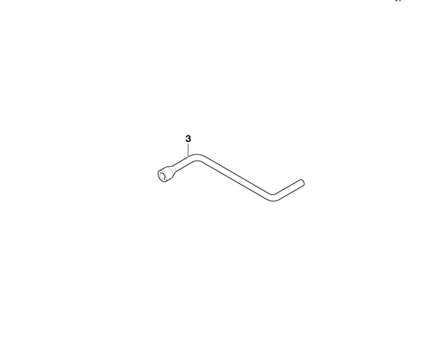 BMW X5 and X6 Wheel Bolt Crank A/F