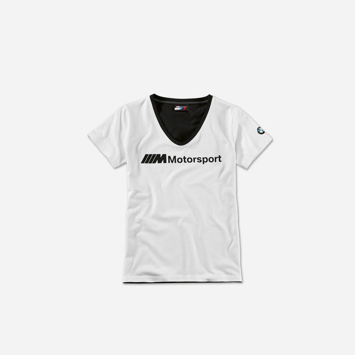 BMW M Motorsport T-Shirt Women Logo - Black / White